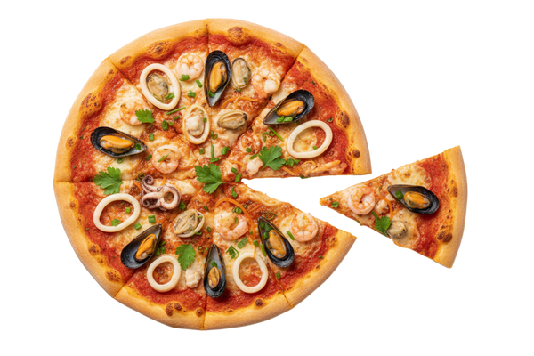 pizza fruit de mer