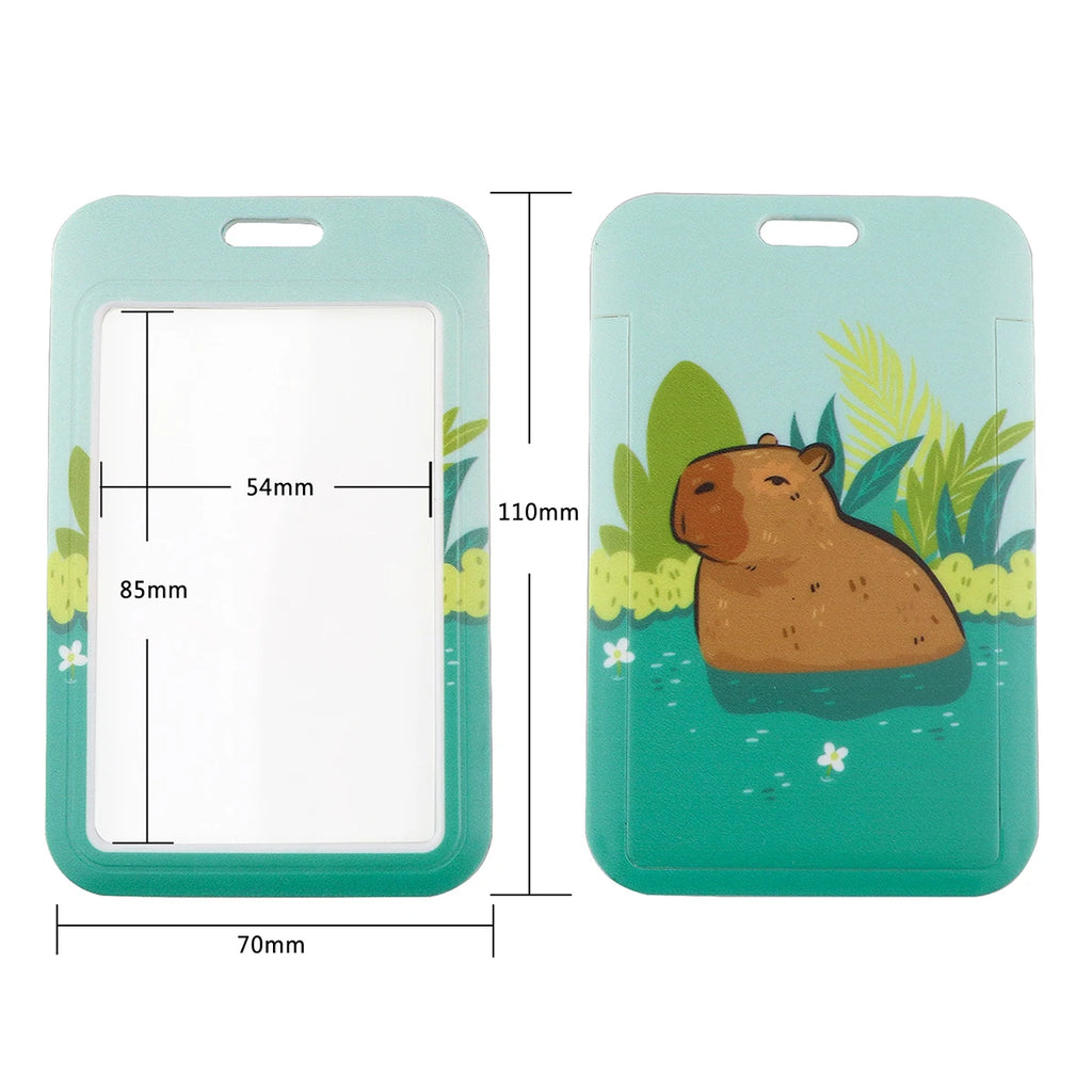 Cute Capybara Lanyard for Keys Neck Strap ID Card Badge Holder Cell Phone Strap Key Chain Key Holder Key Rings Accessories Gifts